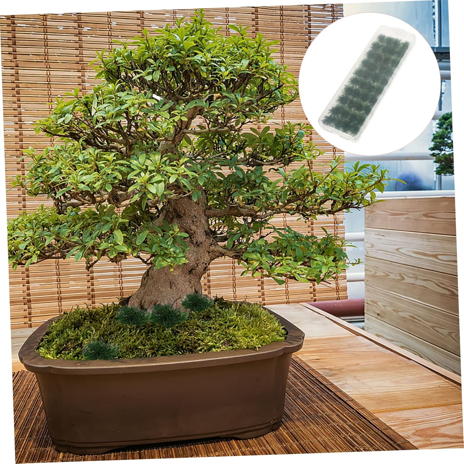 Military Model Scenery Deep Green Fake Grass Cluster Sand Table Grass Ornaments for DIY Terrain and Scale Model Landscaping image number 5