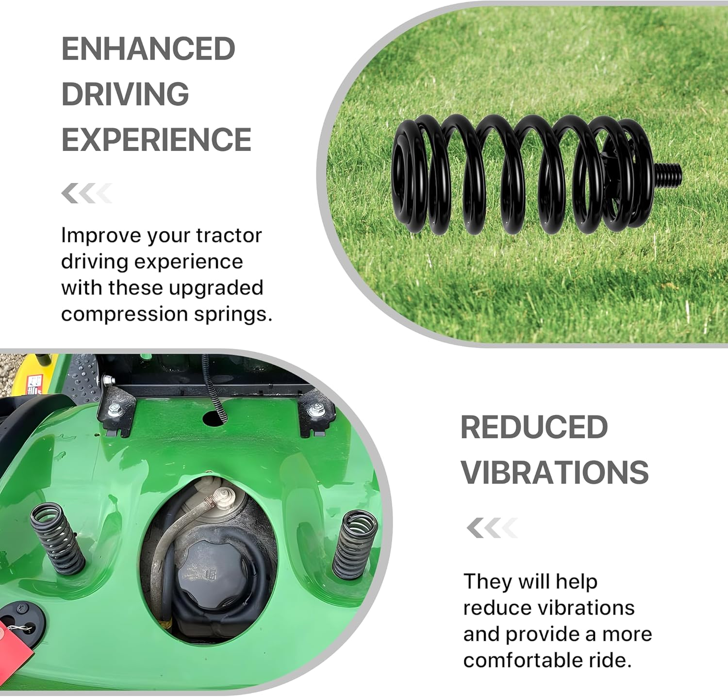 Lbb-Parts Upgraded GX20486 Tractor Seat Compression Springs for John Deere LA120 LA125 LA130 LA135 LA145 LA150 image number 4