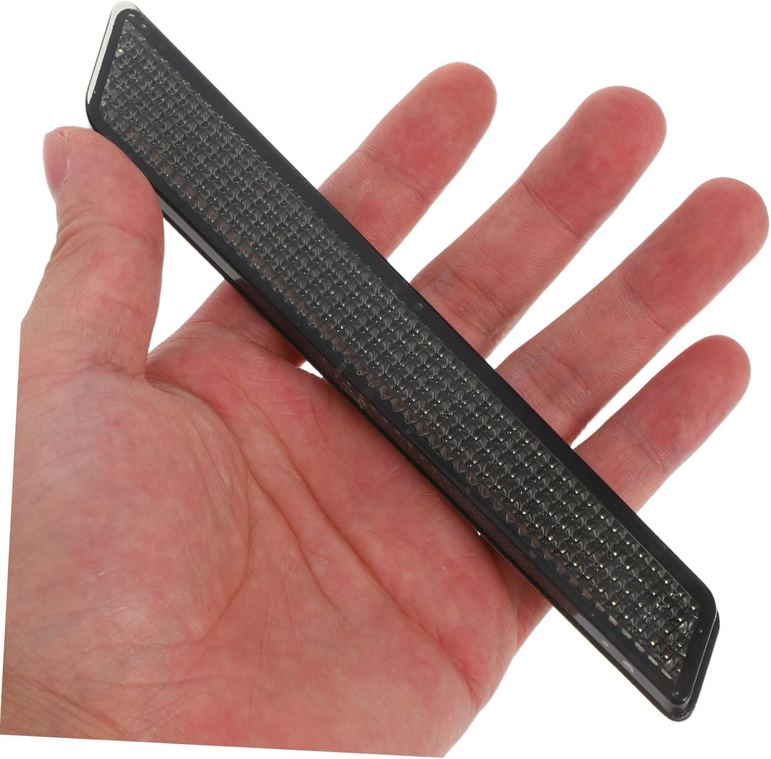 Abs Plastic Reflective Latch Covers for Touring Saddle Bags Night Riding Safety Reflector Inserts Motorcycle Accessories with Easy Installation Grey