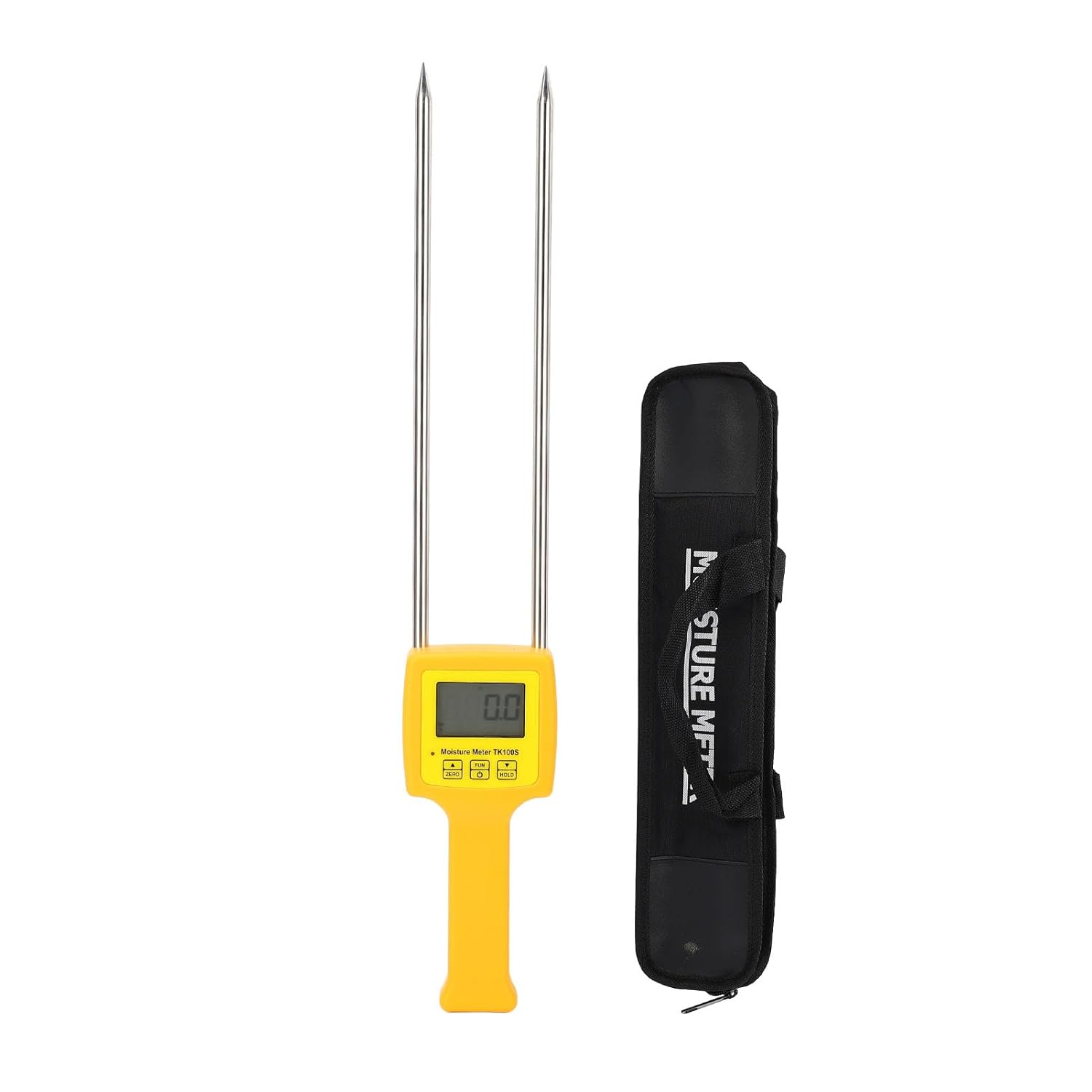 Haofy Testers of the Water Content with Temperature Moisture Compensation LCD Display of Portable Probe Moisture Measurement Monitor for Orchard Grass and Timothy image number 6