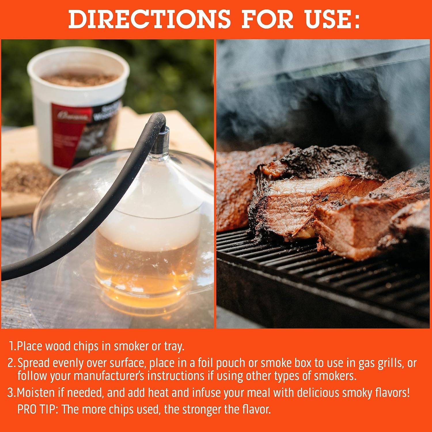 Pecan Wood Smoking Chips - 1 Pint of Fine Wood Chips for Smokers - 100% Natural image number 4