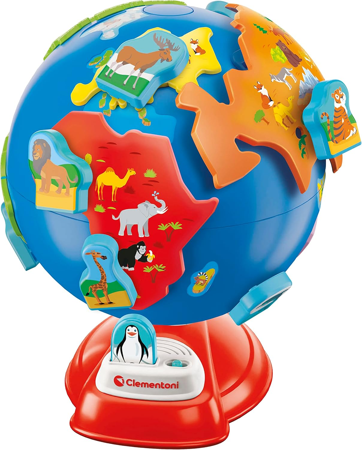 Clementoni 61366 First Interactive Digital Children Age 3, Educational Toys, Globes World, English Version-Made in Italy, Multicoloured image number 5