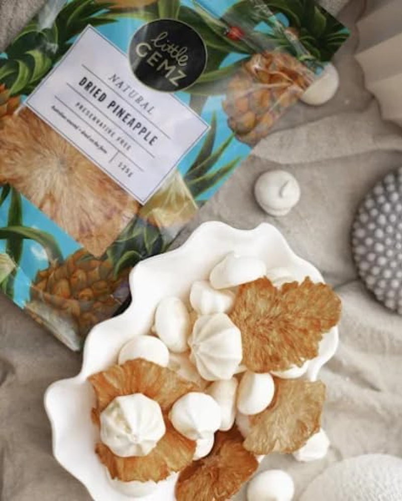 Little Gemz Natural Dried Pineapple Slices | Australian Grown, No Added Sugar, Preservative Free | 125G image number 1