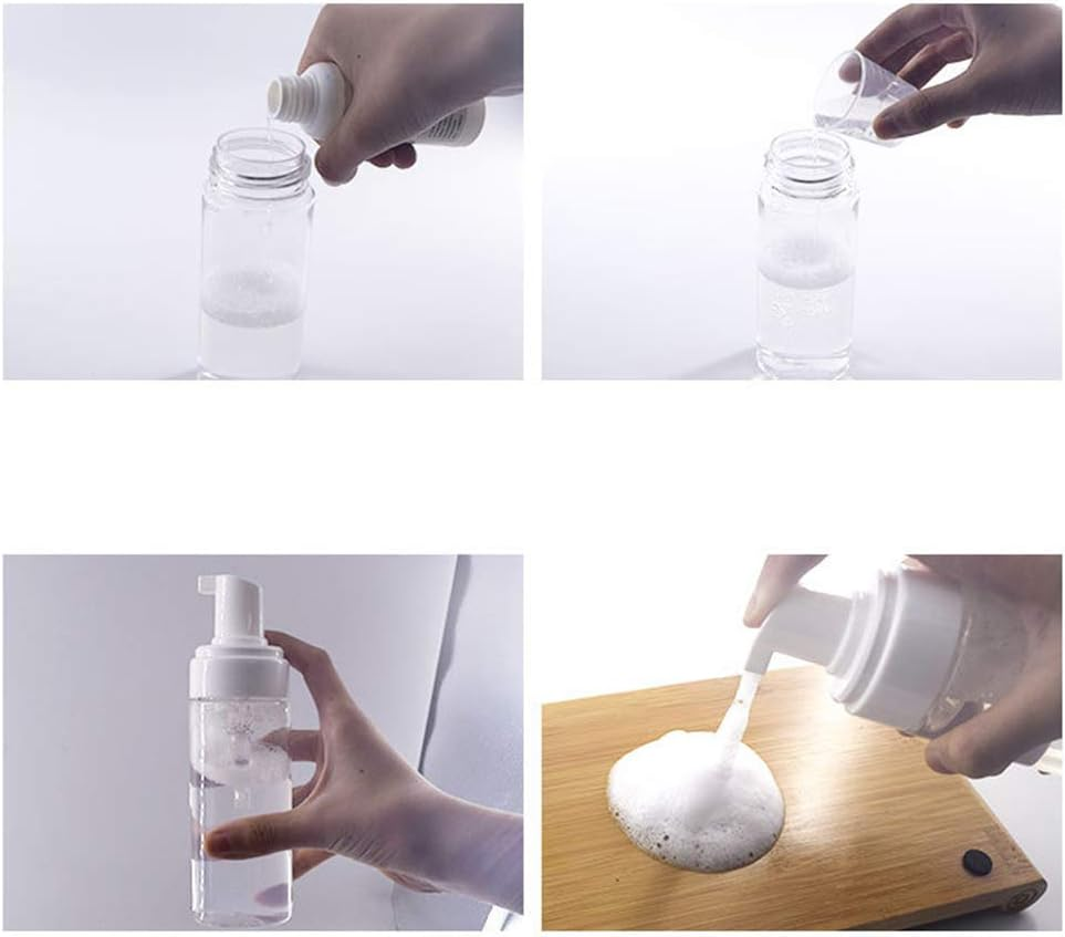 5PCS Foaming Soap Dispensers Pump Bottles Empty Foam Foamer Dispenser Pump Bottles (100Ml,Blue) image number 2