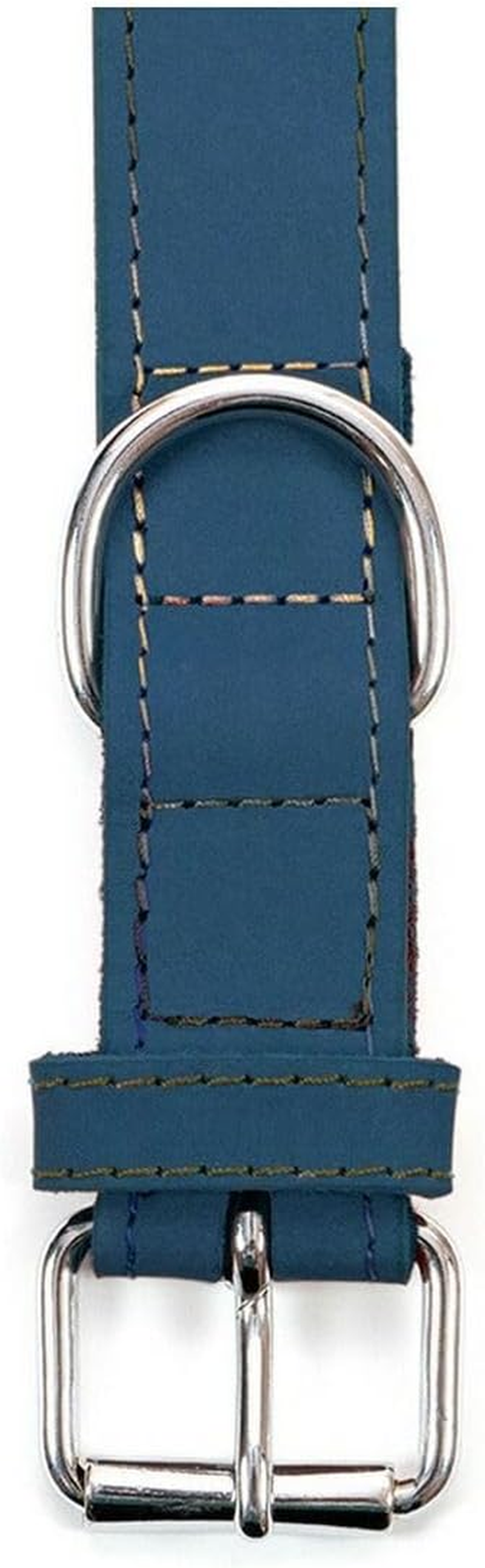 Gloria Nubuck Leather Dog Collar (40Cm) (Blue), Blue, 40Cm image number 1
