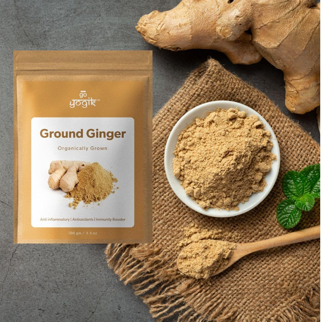 Himalayan Ginger | Go-Yogik Ginger Powder-100G | Traditionally Grown | Product of India image number 3