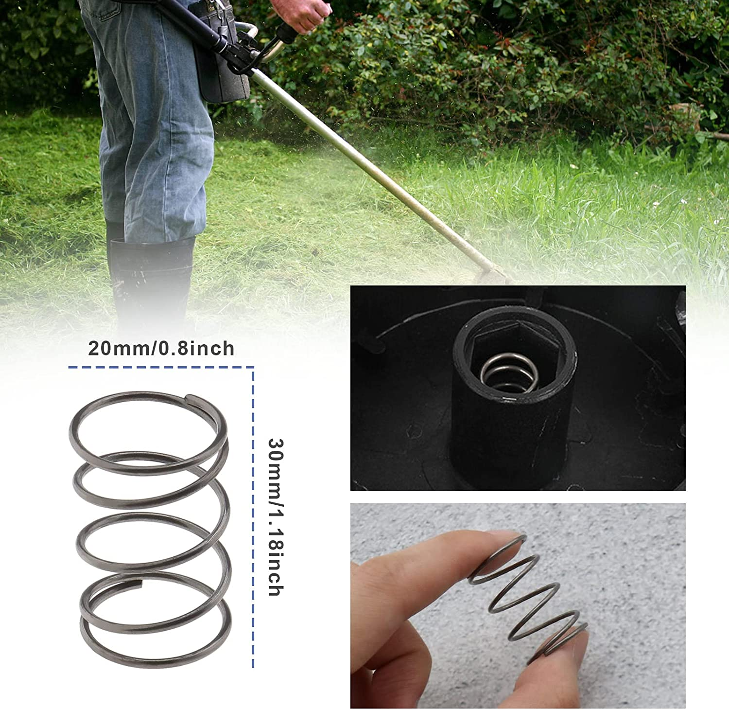 Emsea 6X Spool Spring 40067102106 Compatible with Stihl Compatible with Autocut C5-2 FS38 FS45 FS46 image number 4