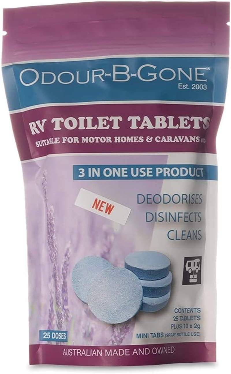 Plus RV Toilet Tablets Blue 8G 25 Pk