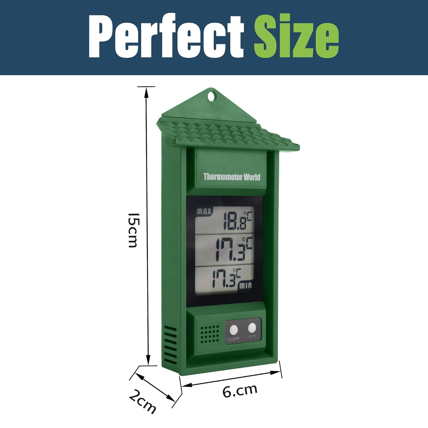 Max Min Thermometer Digital - Garden Greenhouse Room Growroom Conservatory Can Be Used Indoor or Outdoor image number 5