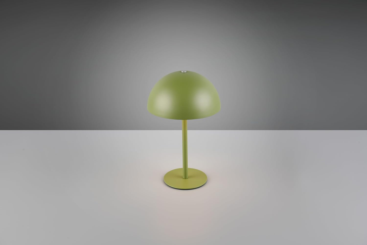 Reality Leuchten Munoz R54891115 LED Battery Table Lamp Metal Matte Green with 1.3 Watt LED, 4-Way Touch image number 4