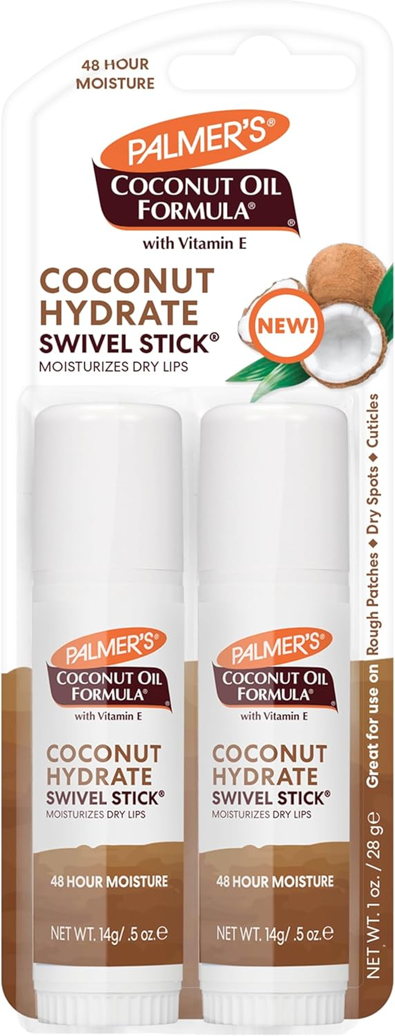 Palmers Coconut Oil Protec and Hydrate Kit 2 X 0.5Oz Lip Moisturizer Unisex 2 Pc image number 6