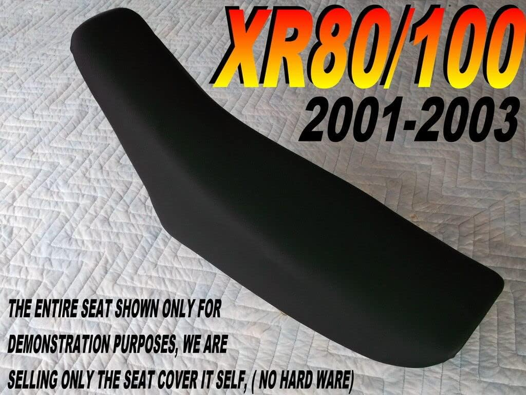 New Replacement Seat Cover Fits XR80 XR100 Honda XR80R XR100R 2001-03 Black in Color 052A image number 4