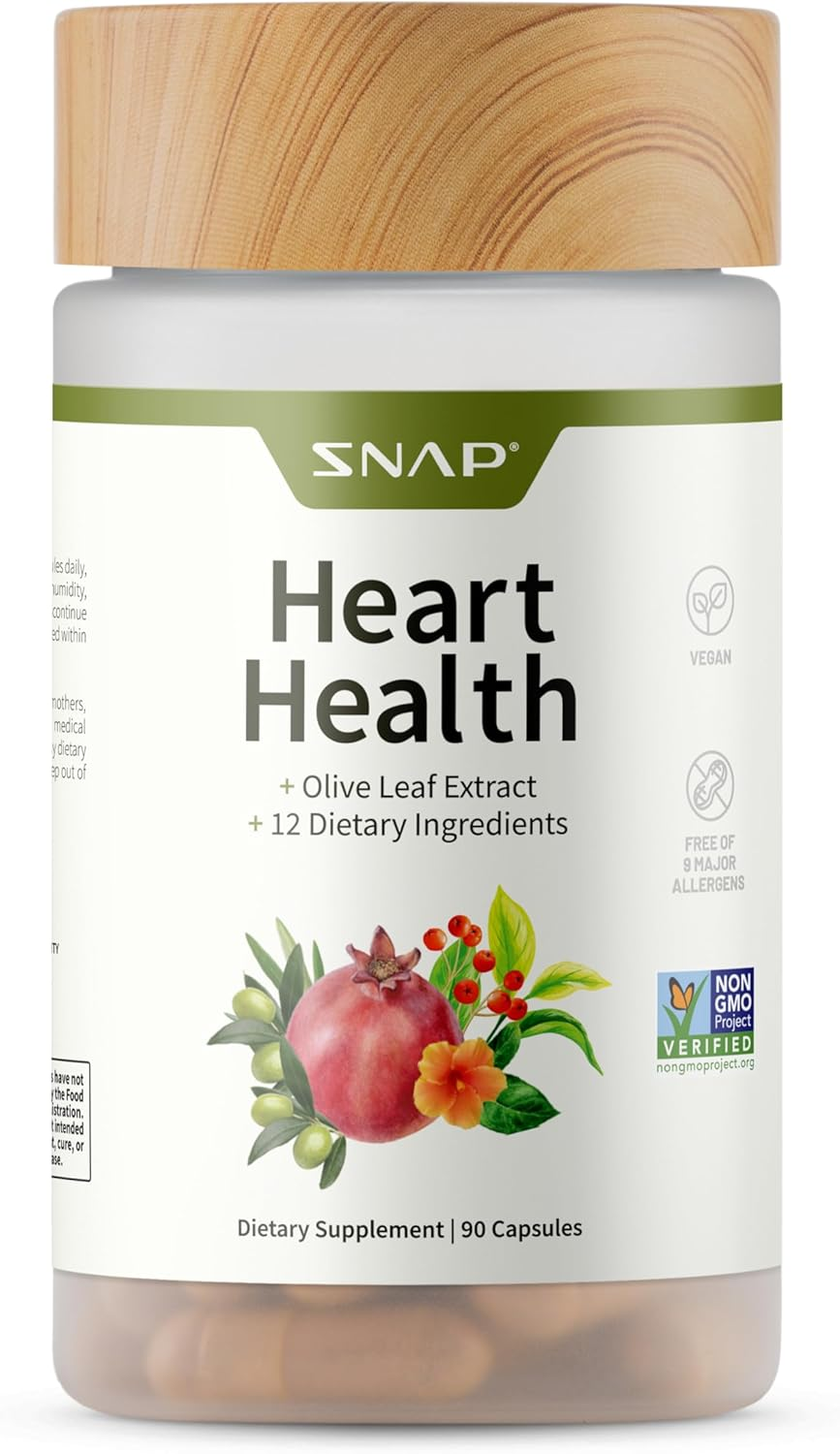 SNAP Supplements Heart Health - 90 Capsules image number 5