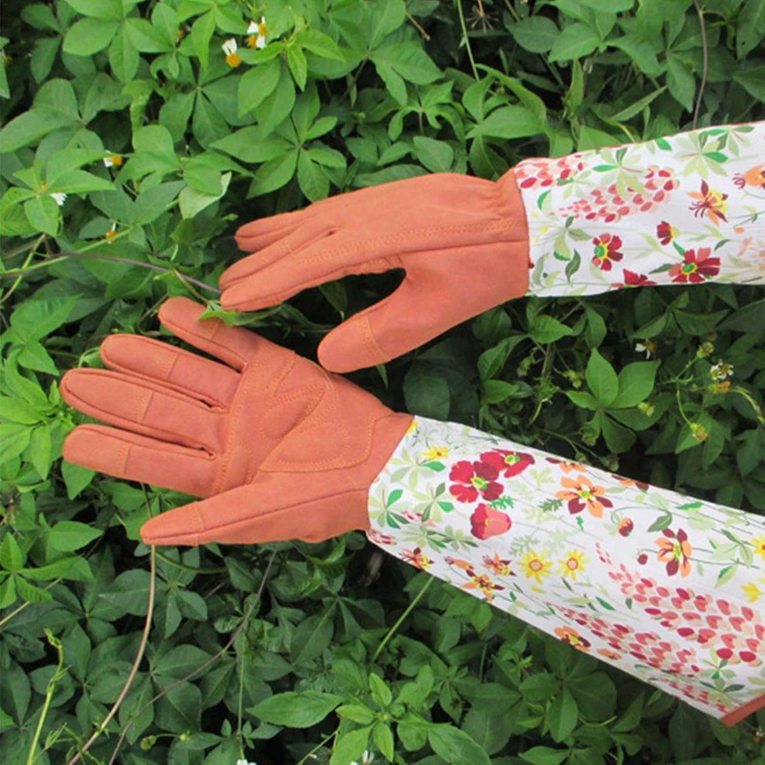 Garden Gloves for Women Thorn Proof | Pruning Gloves Puncture Resistance - Non-Slip Work Gloves Palm Padded Gardening Supplies for Yard Outdoor image number 3