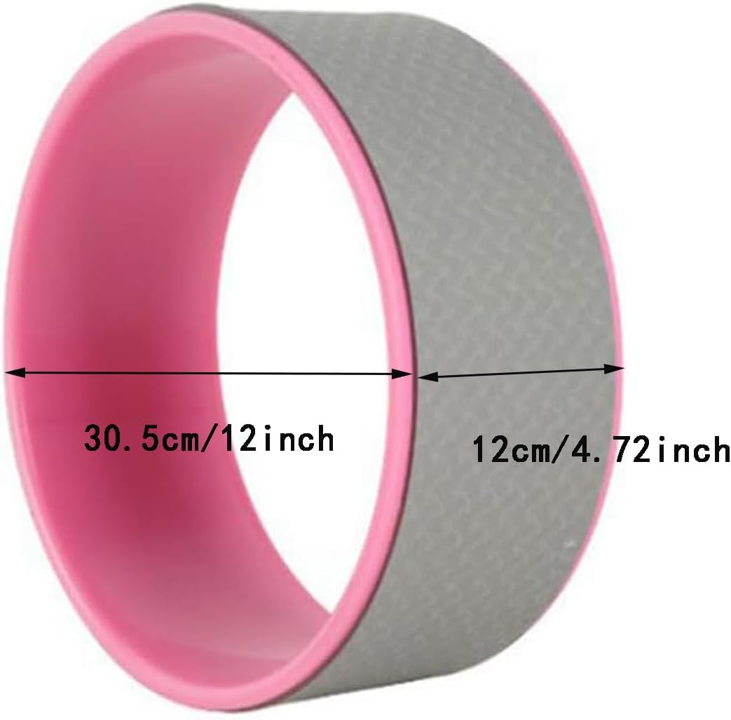 Yoga Wheel Back Stretcher, Fitness Yoga Wheel for Stretching, Yoga Prop Wheel, Comfortable Support for Yoga Poses, Body Sport Yoga Back Roller for Relieve Back Pain, Exercise Yoga Backbend Wheel image number 1