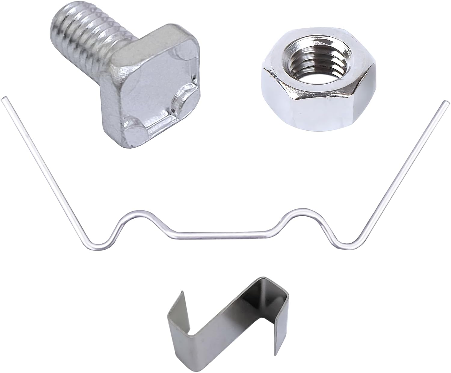 400Pcs Greenhouse Accessories Kit Stainless Steel Glazing Clip Fixing Clip Aluminum M6 Bolt Nut Full Set image number 3