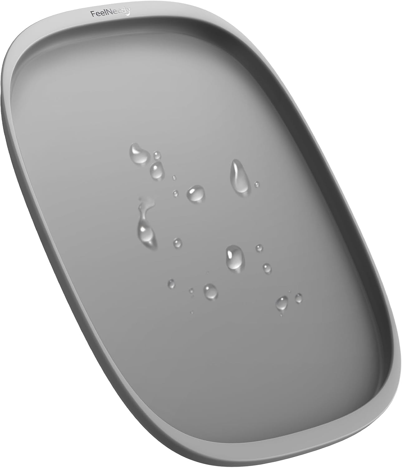 Silicone Dog Food Mat for FEELNEEDY (Large, Gray)