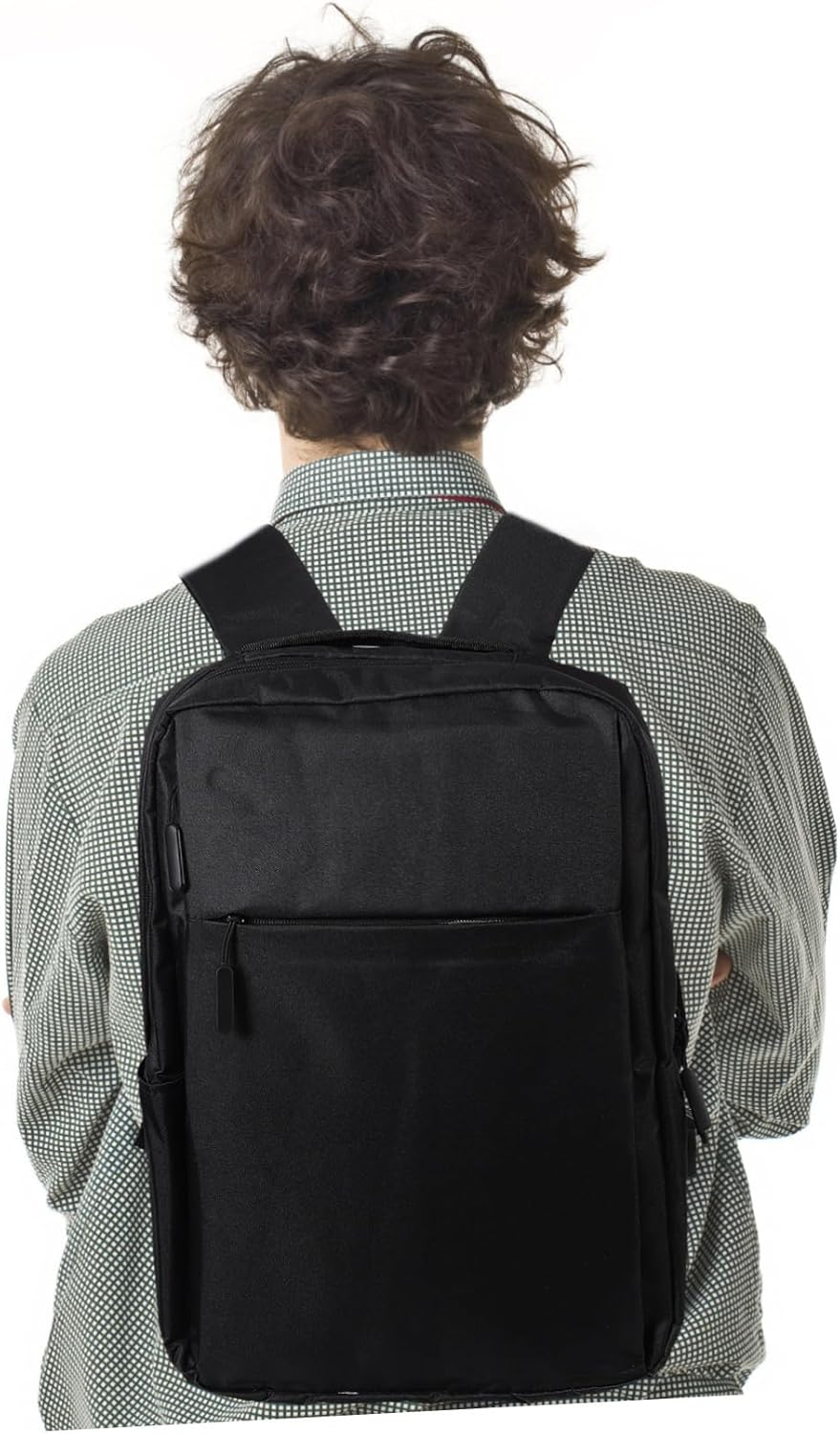 COMPUKAS Laptop Backpack Business Bag with Usb Charging Port Large Travel Computer Backpack for Men and Students Black image number 1