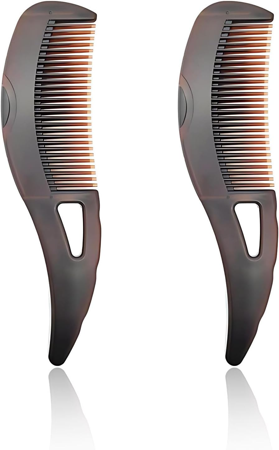 Lyvixora 2 PCS Dandruff Comb - Dandruff Remover Brush for Scalp Massage, Psoriasis & Itch Relief, Fine Tooth Scalp Comb for Women Men Kids, Hair Detox Tool to Remove Greasiness & Flakes​ image number 1