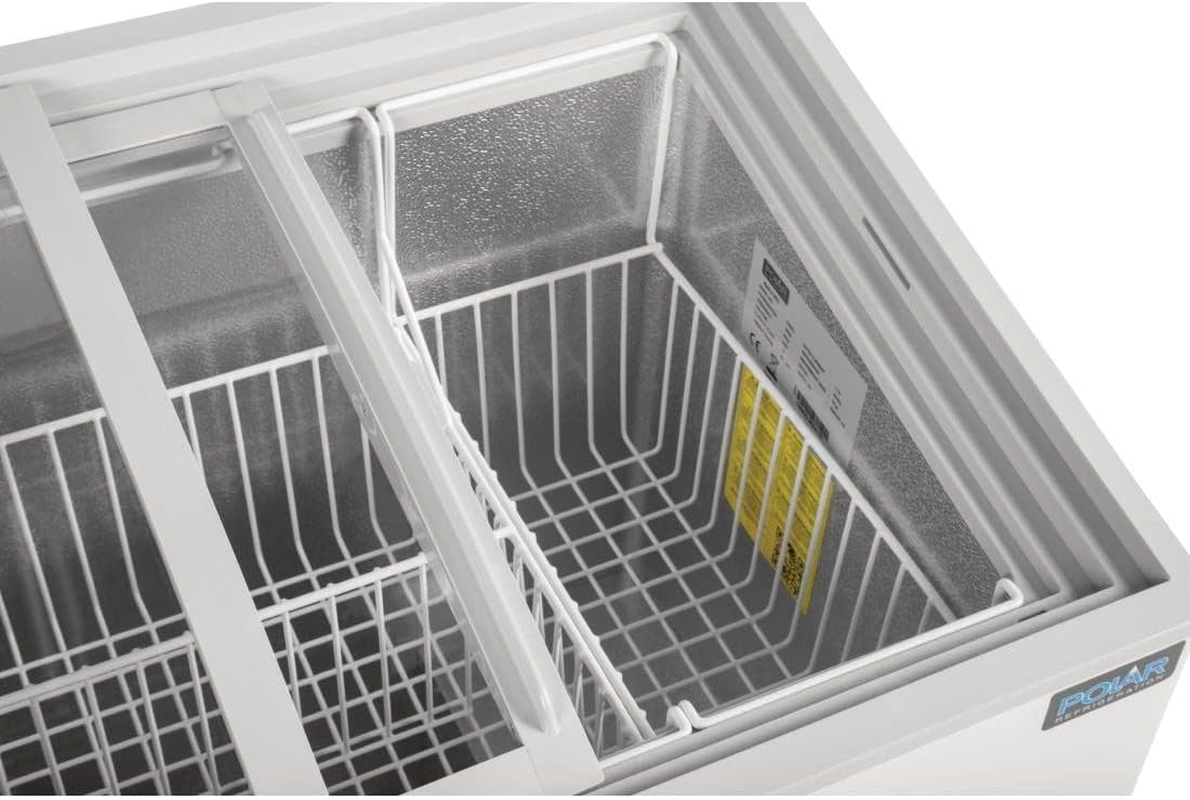 Polar G-Series Display Chest Freezer, 200 Liter Capacity, Silver image number 5