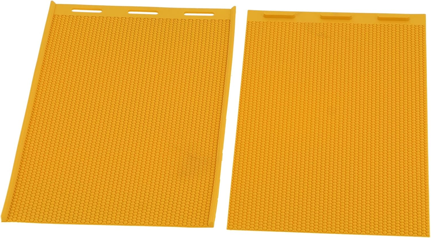 Beeswax Press 5.4Mm Comb Foundation Sheet for Beekeeping Supplies Yellow 2Pcs image number 4