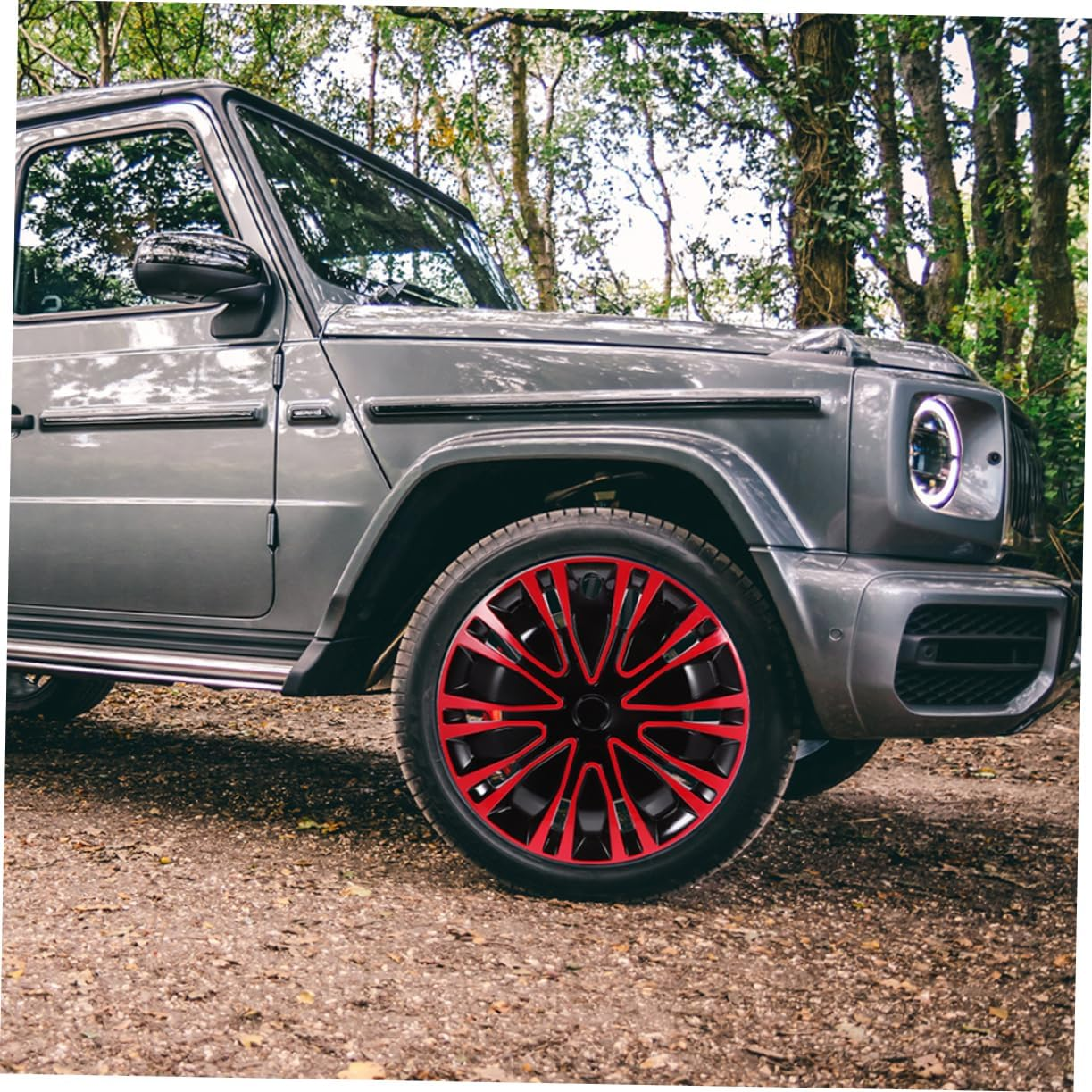 VINTORKY Wheel Rim Cover Decorative Cover for Car SUV Truck Fit Automotive Hubcaps Modern Sleek Design Easy Installation image number 3