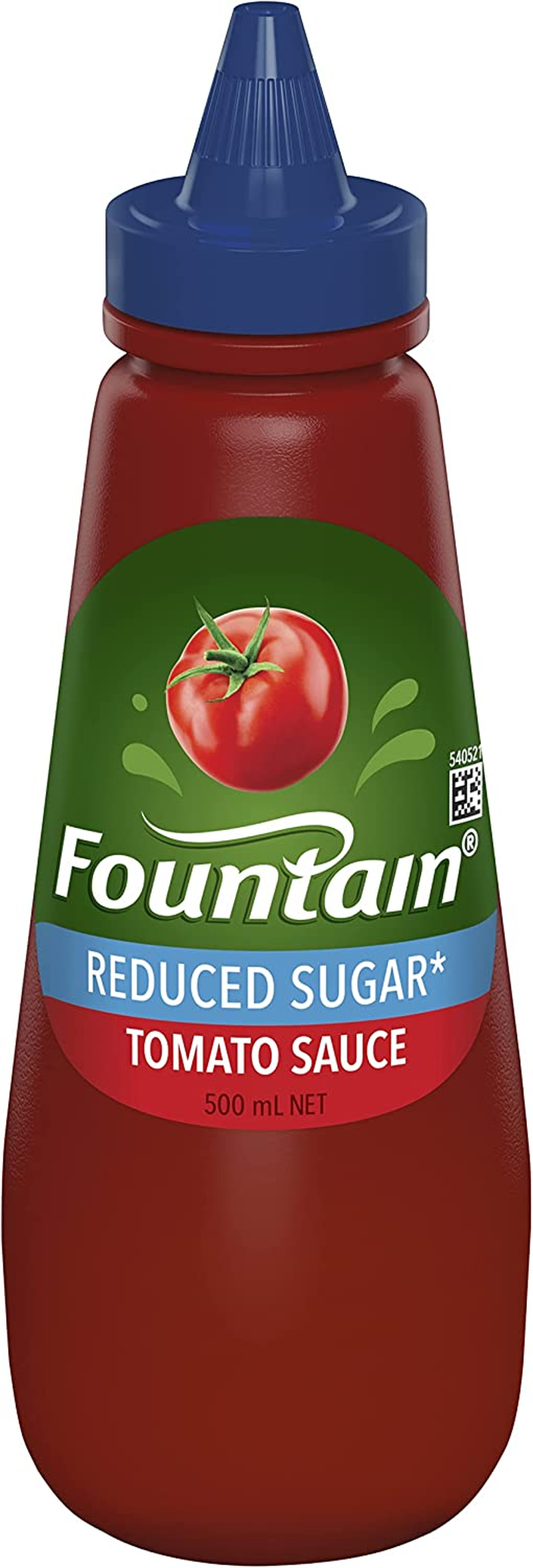 Fountain Tomato Sauce Reduced Sugar Dipping and Spreading Condiment Fountain Sauces Reduced Sugar 500Ml image number 2
