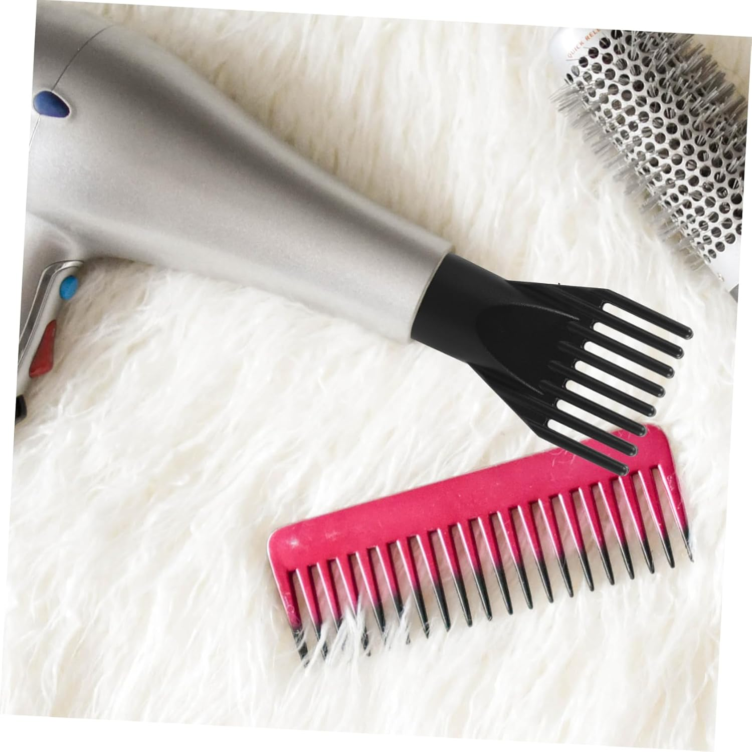 Healeved 3Pcs Hair Dryer Comb Pet Grooming Hair Dryer Attachment Styling Tool for Hairdressing image number 7