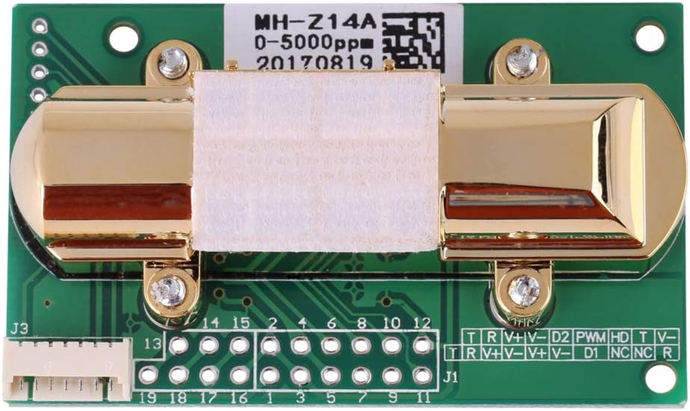 CO2 Sensor Module, NDIR Carbon Dioxide Detector, MH Z14A Gas Sensor, Serial Port PWM Analog Output 0-5000Ppm, for Air Quality Monitoring image number 2