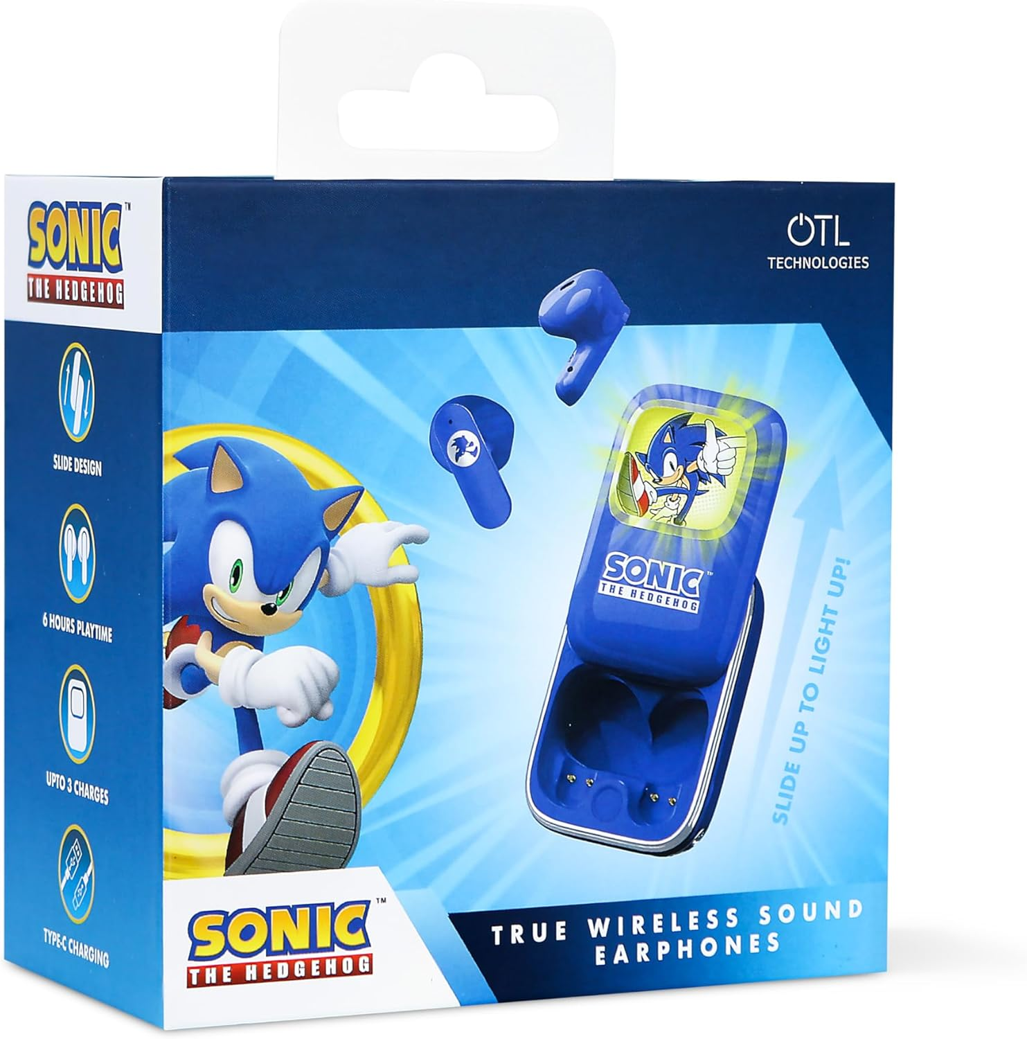 OTL - Sonic the Hedgehog Slide TWS Earphones/Lights and Sound/Sonic the Hedg