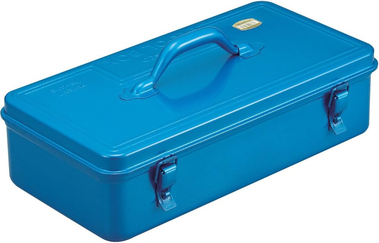TRUSCO TB-412 Trunk Tool Box, 17.0 X 8.7 X 6.2 Inches (431 X 222 X 162 Cm), Blue image number 1