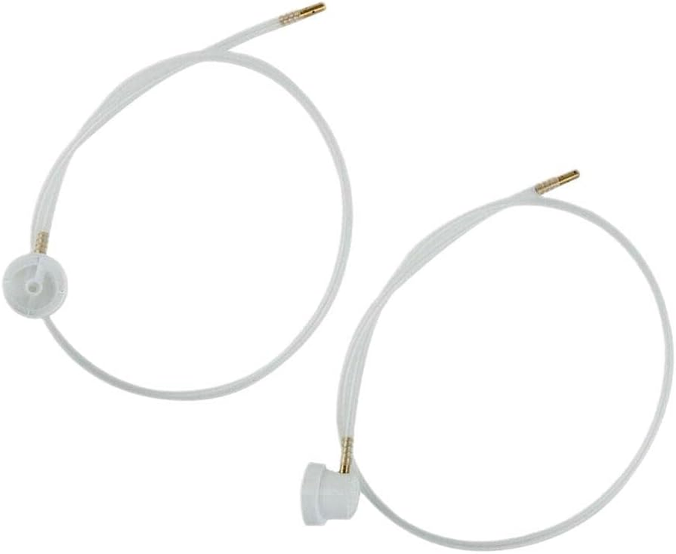 2 Pcs 2Xaerosol Nozzle W/ 19.69In. 360 Degrees Extension Hose for Male Stem Spray Cans Fluid Auto Car Nozzle Film 4.5Mm Extension Paint Tools and Equipment image number 5