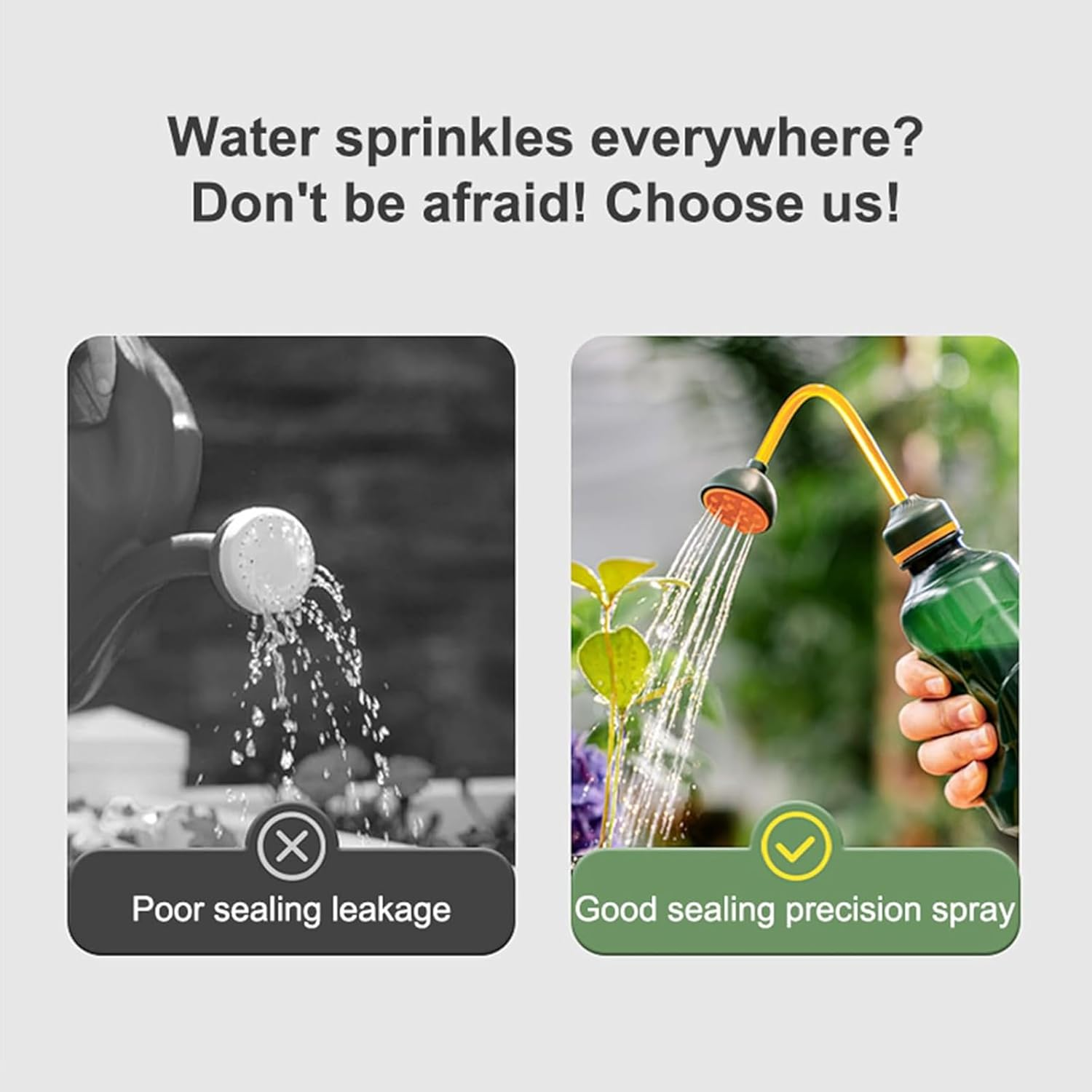 Watering Can for Seedlings,Watering Can,Squeeze Bottles Succulent Watering Bottle 450Ml Water Squirt Irrigation Bottle Squeeze Sprinkling Can Plastic Wash Plant (Green) image number 4