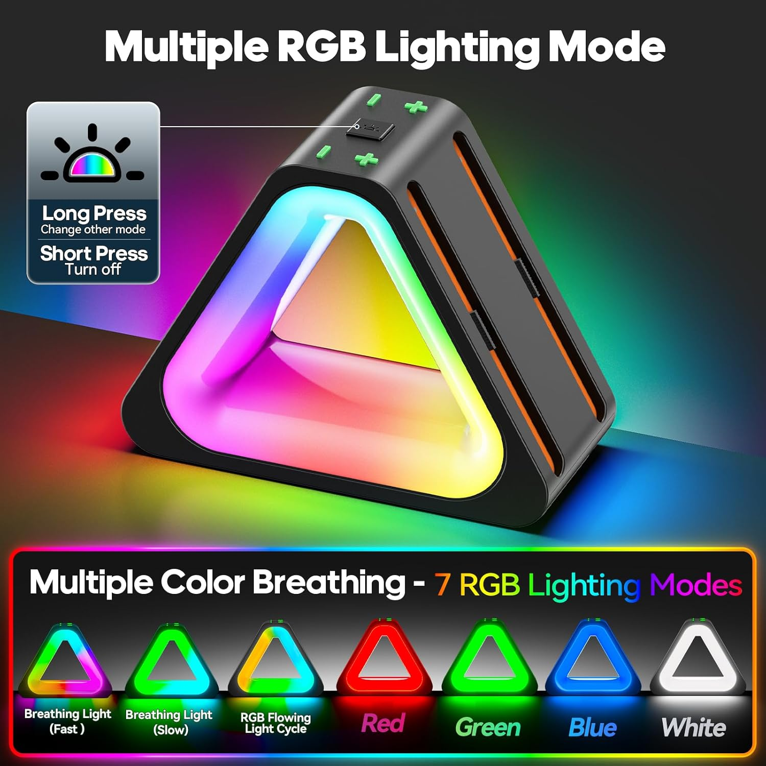 Tokluck Switch 2 Controller Charging Dock Station Compatible with Nintendo Switch 2, Joycon 2 Charger Dock with Charging Cable, Fast Charger Stand with Ambient Light, Nintendo Switch 2 Accessories image number 5