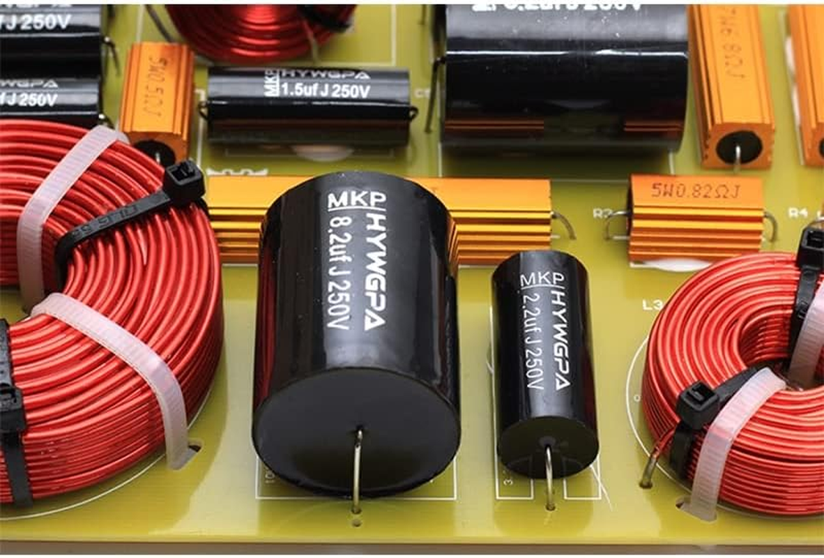 HOOCI 2PCS 200W 2-Way Audio Hifi Filter Circuit Board Stereo Speaker Crossover Filters Frequency Dividers 3200Hz 4/6/8 Ohm (Color : T6 W6) image number 1