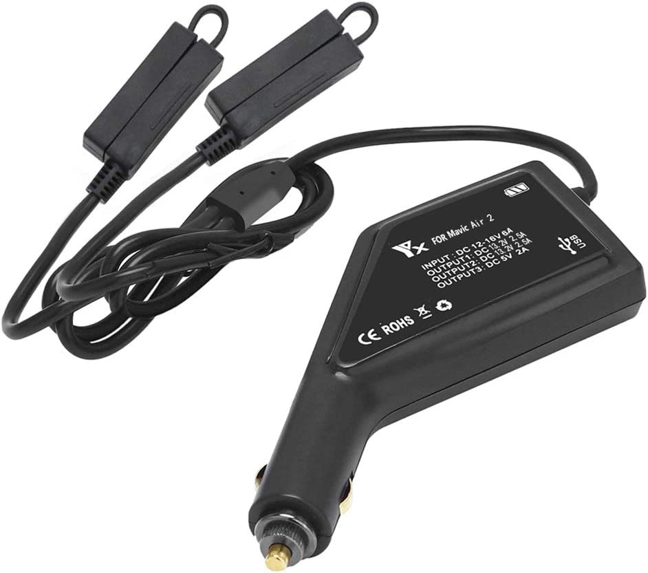 Drone Accessories Mavic Air 2 Car Charger,Air 2S Battery Car Charger Adaptor for DJI Mavic Air 2 Air 2S image number 2