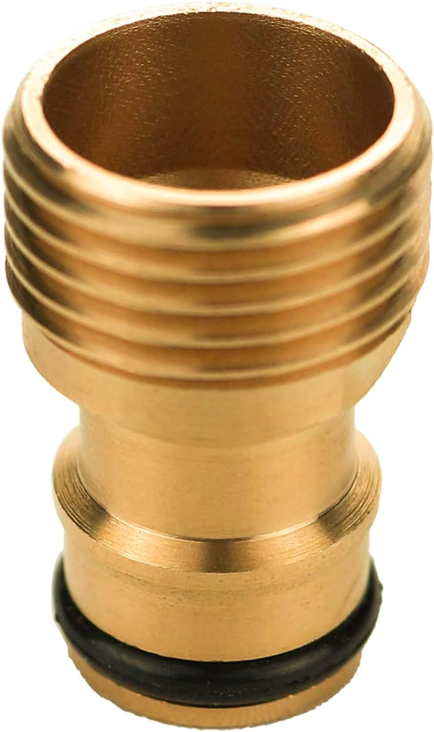 Brass Garden Quick Hose Adapter (1/2" Outer Male Head), Garden Hose Connector for Lawn& Garden,Washing Cars,Watering Plants (1)