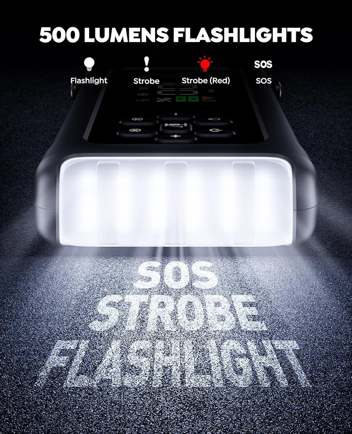 Jump Starter with Air Compressor, 4000A Peak 150PSI Car Battery Jump Starter for All Gas/ 10L Diesel Engines, 12V Jump Box Car Battery with Auto-Shutoff Tire Inflator, Jumper Cables and Light image number 2