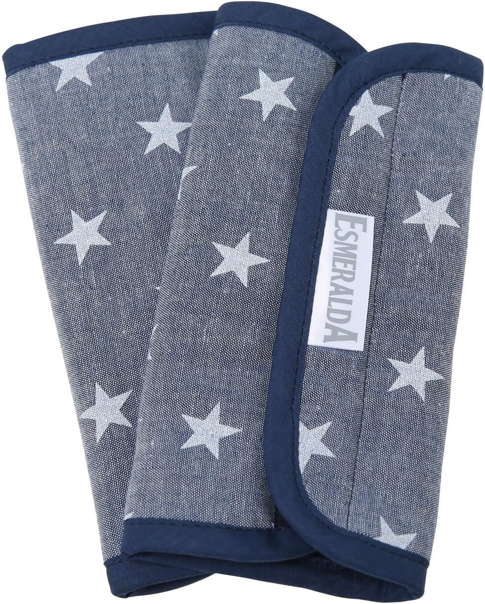 Esmeralda Sacking Pad Baby Carrier Drool Pad Denim Star Navy