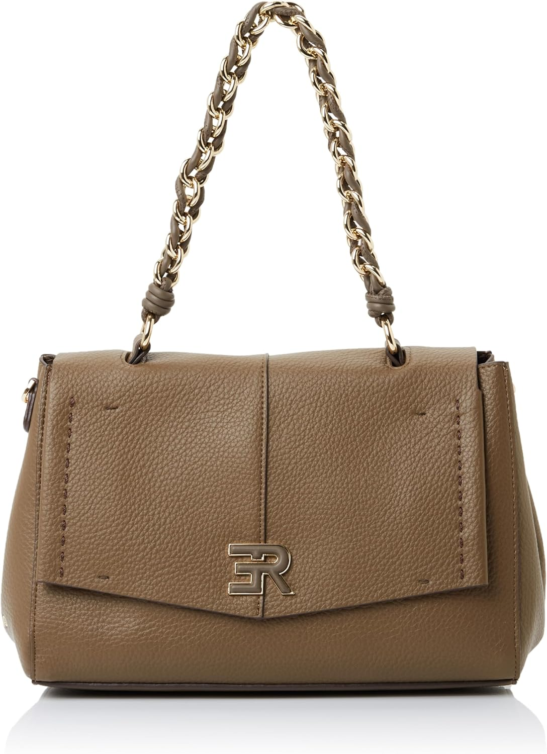 ERMANNO FIRENZE Unisex Adulto EBA AW25 Flap, Army Green image number 3