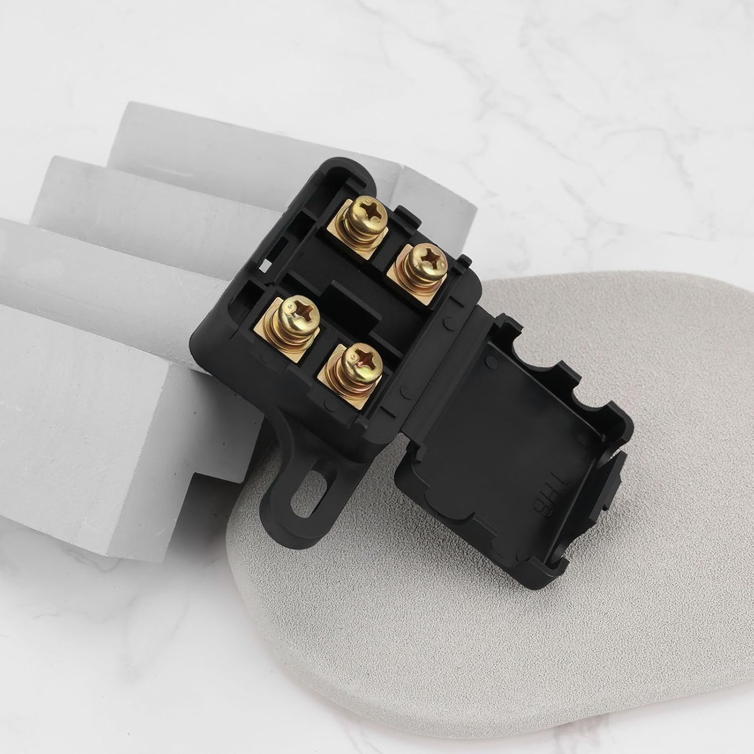 Be in Your Mind 2 Pcs 2-Way MIDI Fuse Holder Max. 150A 32V DC Holder for 2 Fuses Automotive Boat Mobile Home Vehicled Ata Center Electronics image number 5