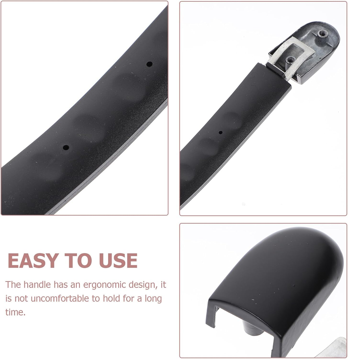 Yardenfun 2Pcs Plastic Replacement Suitcase Handle Grip for Luggage Case Travel Suitcase Luggage Handle Replacement Accessories image number 1