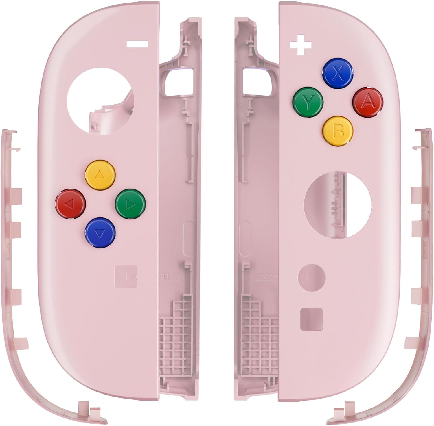 Extremerate Replacement Shell Buttons for Joycon 2, Custom Housing Faceplate Case + Decorative Strips + ABXY Direction Keys + Tools for Nintendo Switch 2 Controller - Essence Version - Matcha Green