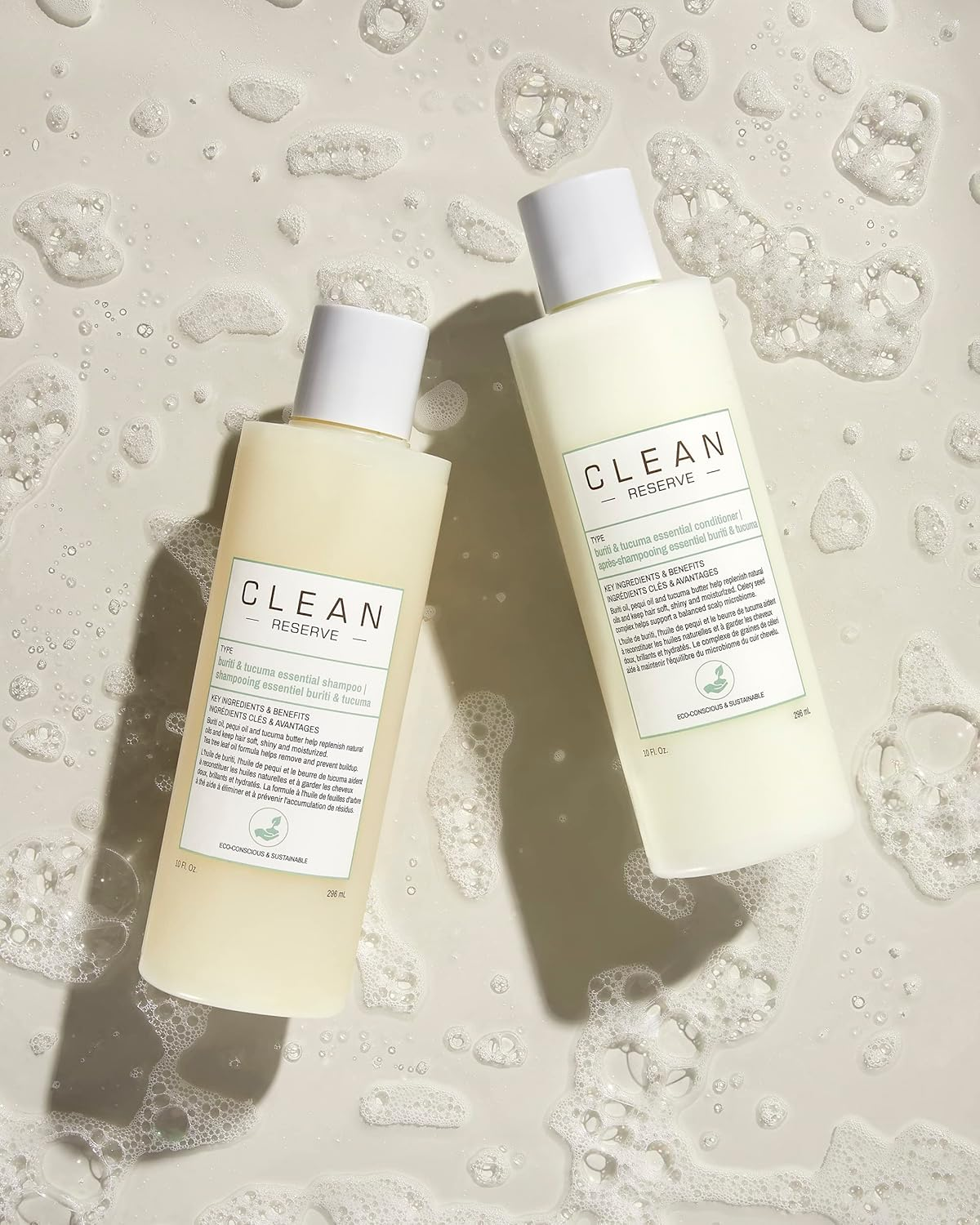 Clean Reserve Buriti and Tucuma Essential Hair Shampoo 269 Ml image number 1