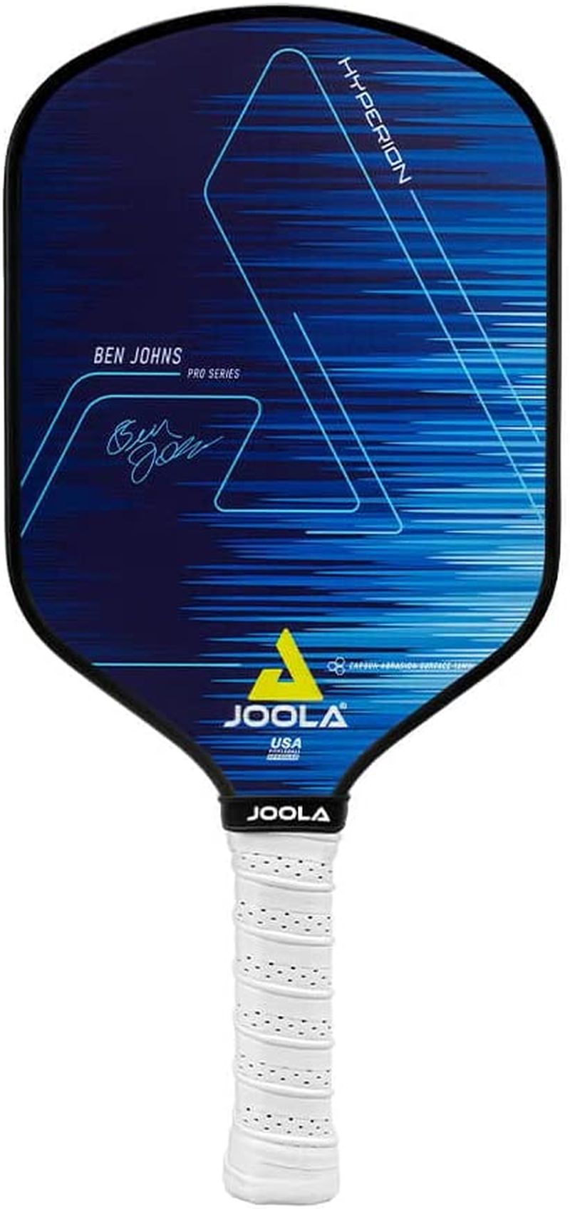 JOOLA Ben Johns Hyperion CFS Pickleball Paddle - Official Ben Johns Paddle - USAPA Approved Racket for Tournament Play - Edge to Edge Sweet Spot, Durable Max Spin Surface & Elongated Handle