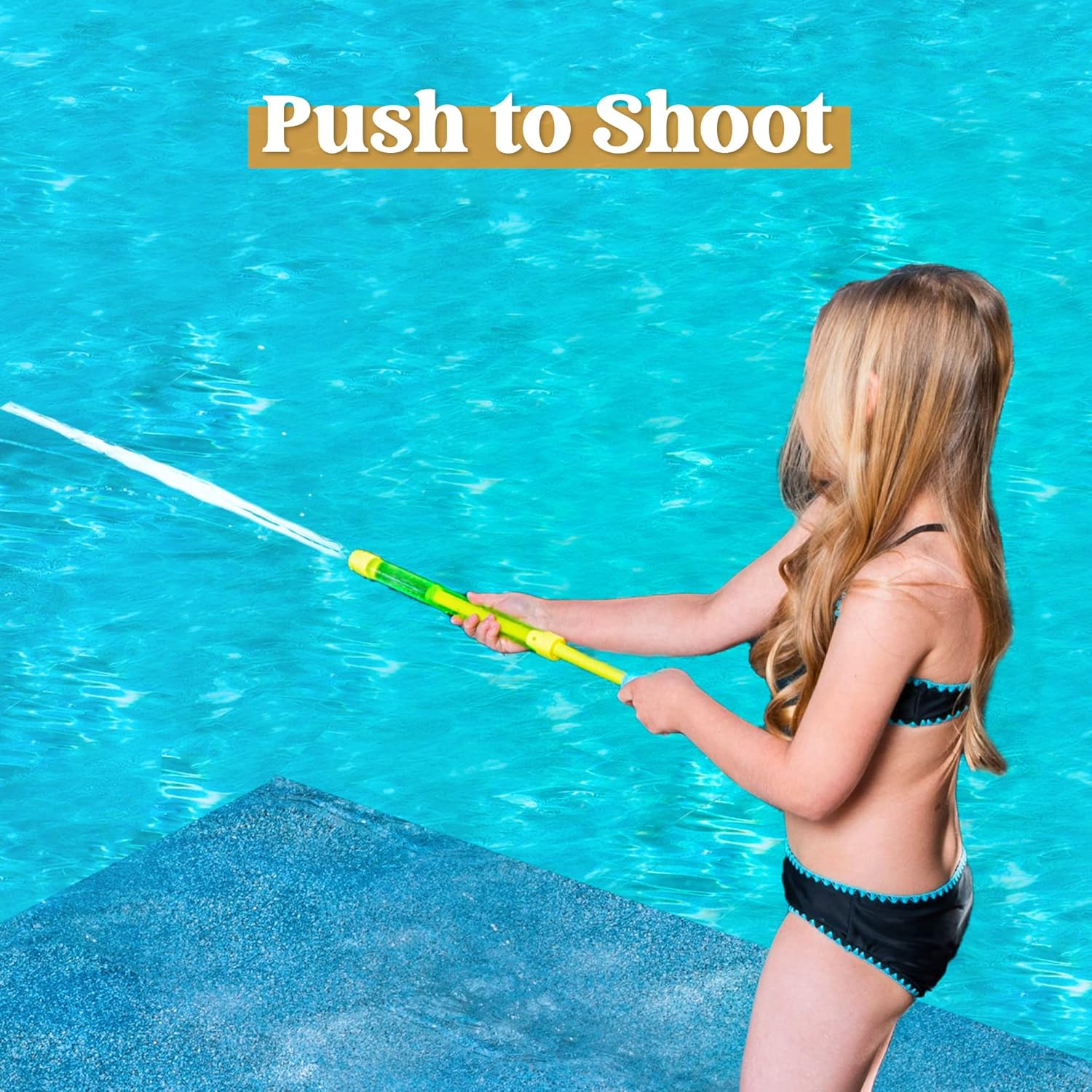 Joyin Toy 6 Pack Super Water Blaster 16.5'' Summer Water Soaker Water Gun Swimming Pool Game Beach Sand Water Fight Toys image number 3