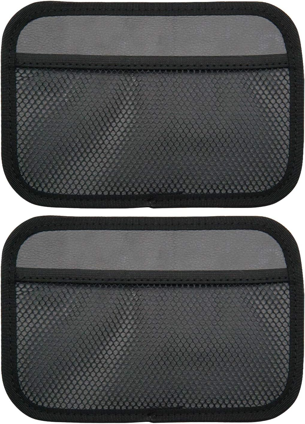 INNOLIFE Car Net Pocket Side Clutter Scattered Storage Phone Holder Strong Paste Organizer 8"X5.75"(3Pcs L, 1Pcs S) image number 5