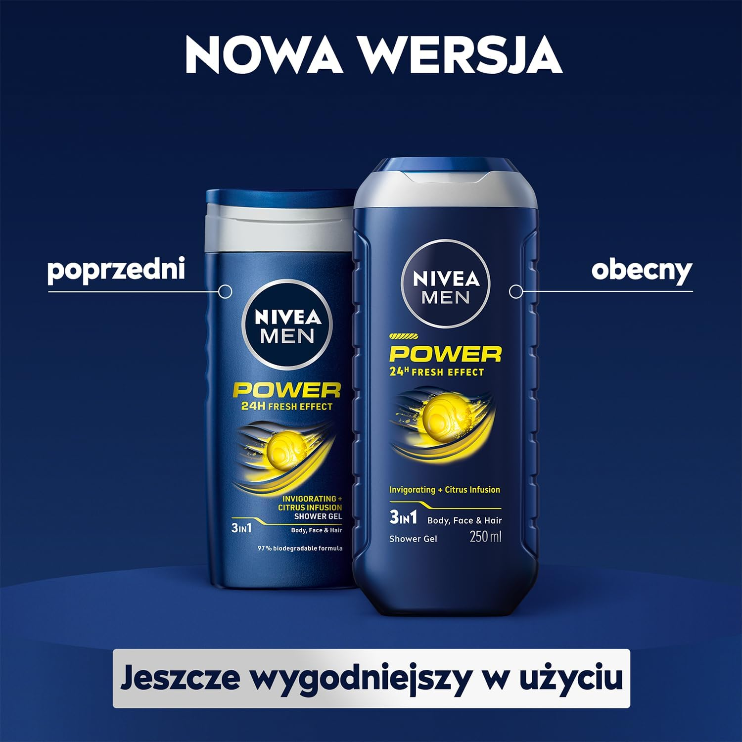 NIVEA Power Fresh Shower Gel 500 Ml image number 3