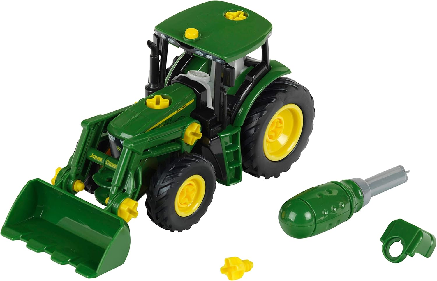 Theo Klein 3903 John Deere Tractor with Front Loader, Toy, Multi-Colored image number 1