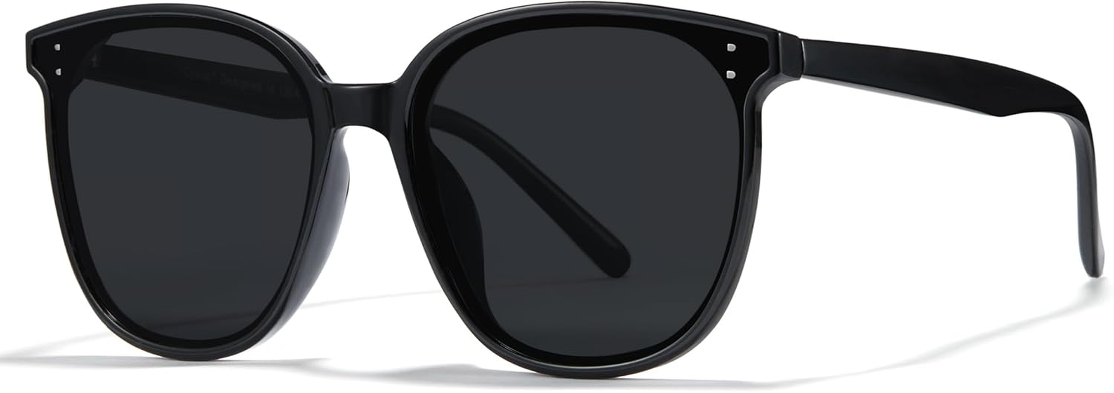 Cyxus Sunglasses for Women Men Oversize Trendy Polarized UV400 Protection Shades